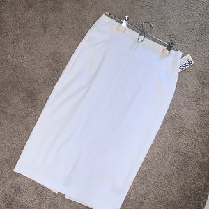 NWT White pencil skirt